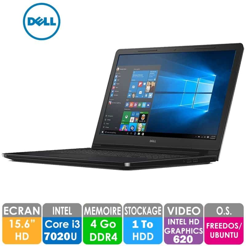 Ordinateur portable DELL inspiron3567 i3 4Go 1To